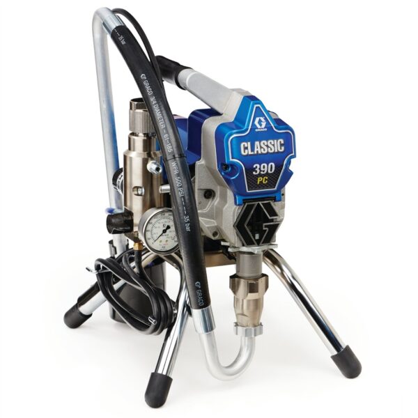 Graco Classic 390 PC Electric Airless Sprayer, Stand, 110V, UK