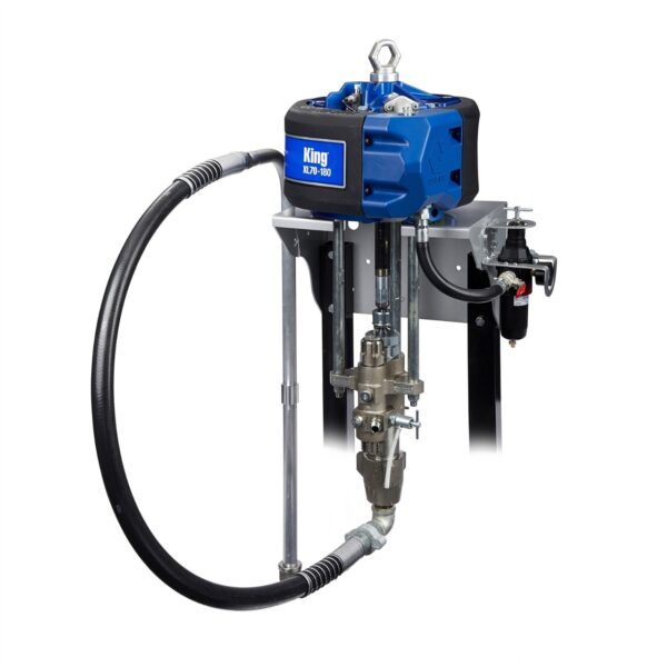 Graco King 30:1 Sprayer, Integrated Filter, Wall Mount, Air Controls, Siphon Kit, XTR-5, 15 m (50 ft) Hose, 1.8 m (6 ft) Whip